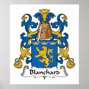 Blanchard Family Crest Poster