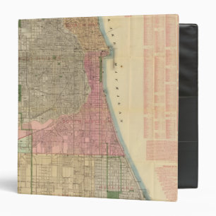 Blanchard's guide map of Chicago Binder