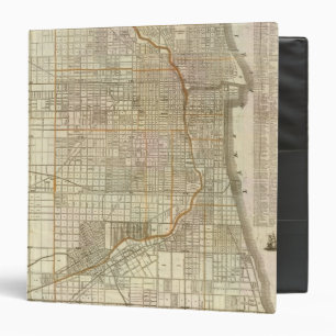 Blanchard's guide map of Chicago Binder