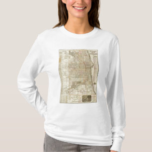 Blanchard's guide map of Chicago T-Shirt