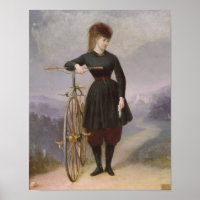 Blanche d'Antigny  and her Velocipede