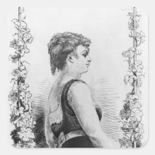 Blanche d'Antigny Square Sticker