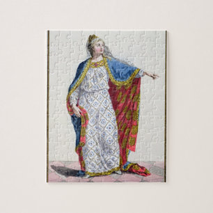 Blanche de Castile (1185/88-1252) Queen of France Jigsaw Puzzle