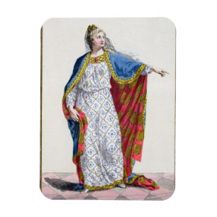 Blanche de Castile (1185/88-1252) Queen of France Magnet