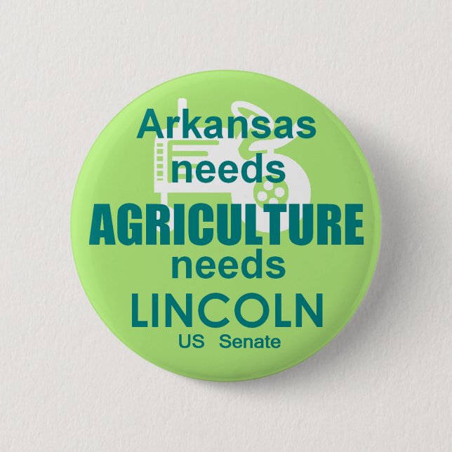 Blanche LINCOLN Senate Button (Front)
