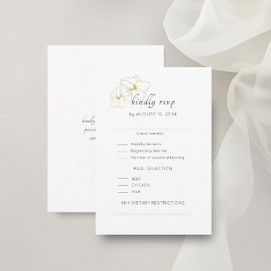 BLANCHE Mariage minimaliste floral chic RSVP