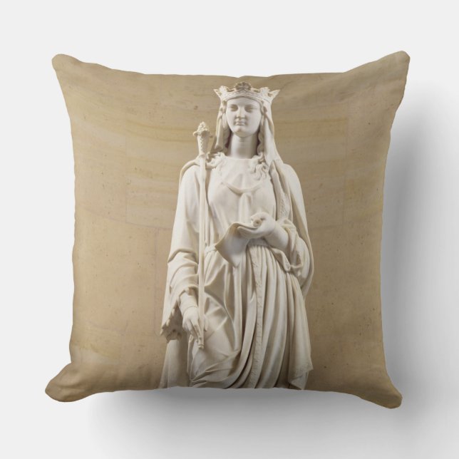 Blanche of Castile (1188-1252) Queen of France, 18 Throw Pillow (Front)