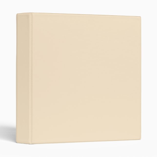 Blanched almond  (solid color)  binder (Front/Spine)