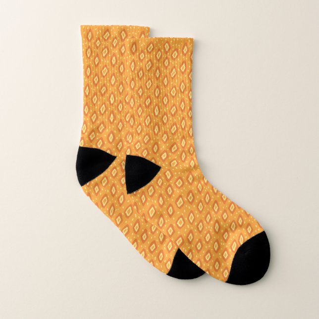 Blanchette jaune et orange (Paire)