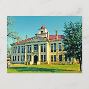 Blanco County Courthouse, Johnson City, TX Postcard