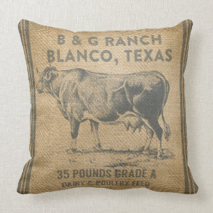 Blanco Texas Throw Pillow