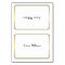 Blancs Great Gatsby Art déco Gold Place Cartes