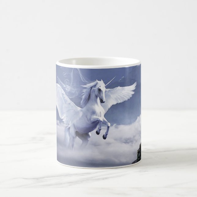 Blancs Pegasus mystique café Mug (Centre)