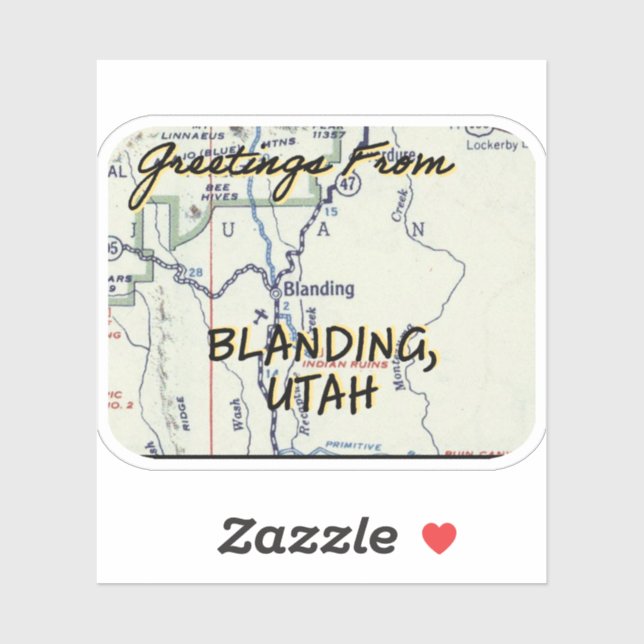 Blanding Utah Vintage (Sheet)