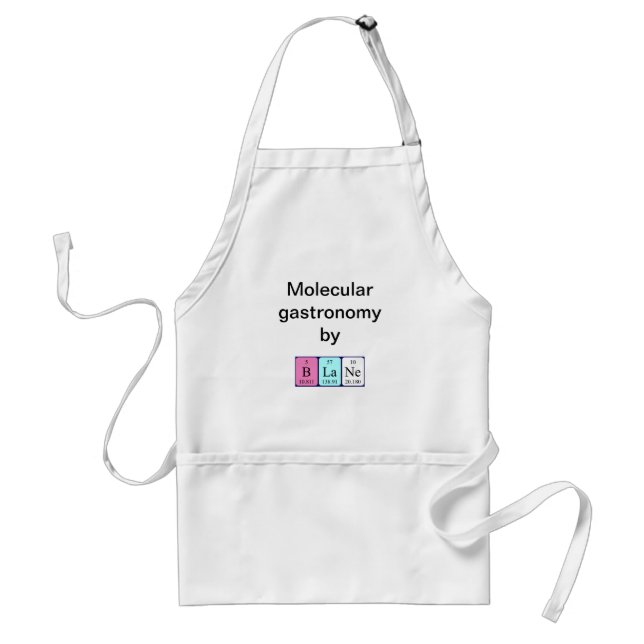 Blane periodic table name apron (Front)