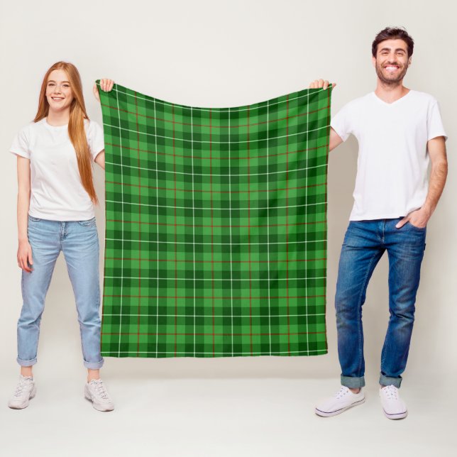 Blane Plaid Fleece Blanket (In Situ)