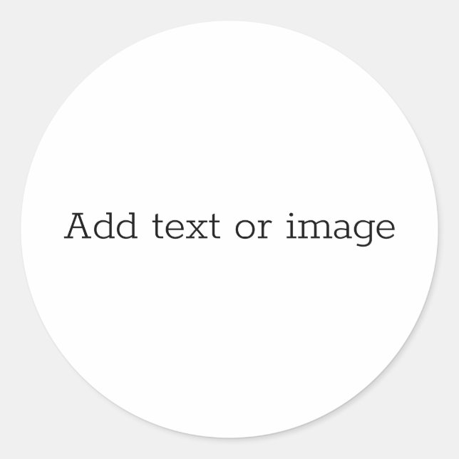 Blank 1-1/2 inch Round Envelope Stickers Customize (Front)