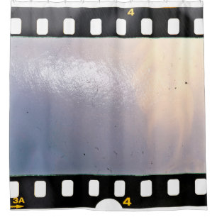 Blank 35mm film frame or strip on white background