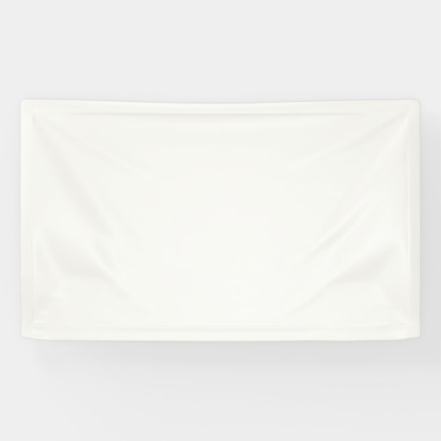 Blank 3' x 5' Banner with Off-white Background (Horizontal)