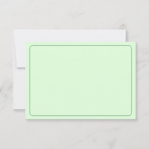 Blank All Occasion Green Bordered Card