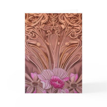 Blank art nouveau greeting card