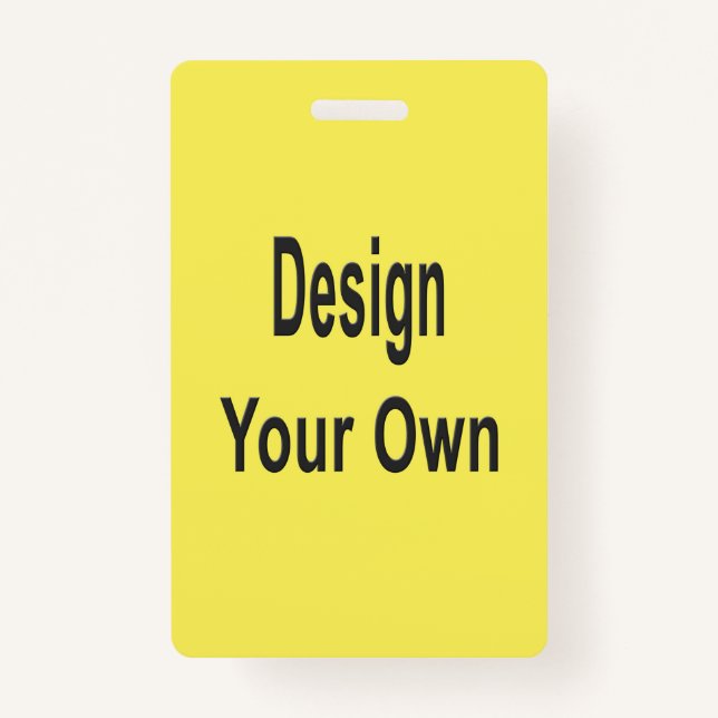 Blank  badge (Front)