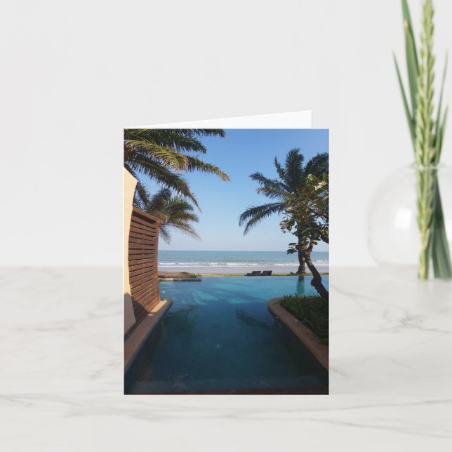 Blank beach card (Front)