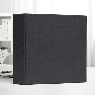 Blank Beige Linen Texture Simple Minimalist Binder