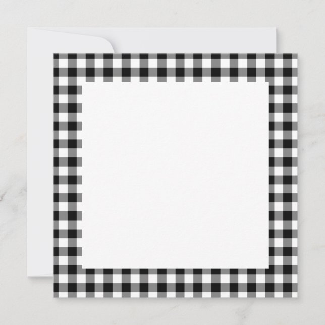 Blank Black and White Gingham Pattern (Front)