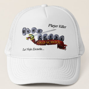 Blank-Blanco-bone gamers runescape Trucker Hat