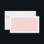 Blank Blush Pink Wedding Advice and Wishes Card<br><div class="desc">Blank Blush and White Wedding Wedding Advice and Wishes Card
featuring white rectangle border on blush pink background.
Also perfect as wedding place cards,  business cards and more.

Click on the customize it button to personalize the design by choosing background colour you like.</div>