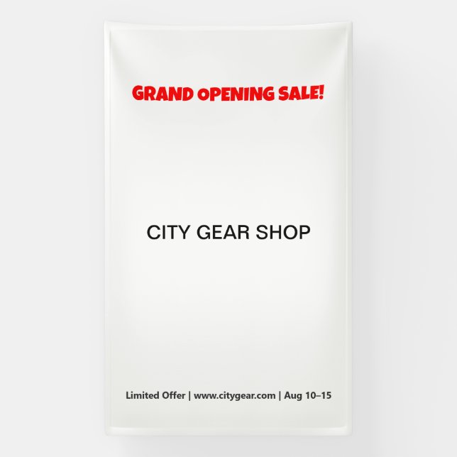 Blank & Bulk Vinyl Banners | Custom, Canvas & Car2 (Vertical)