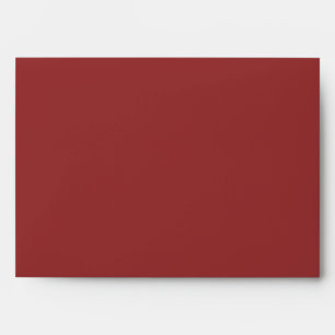 Blank Burgundy and Cream Customizable Envelope