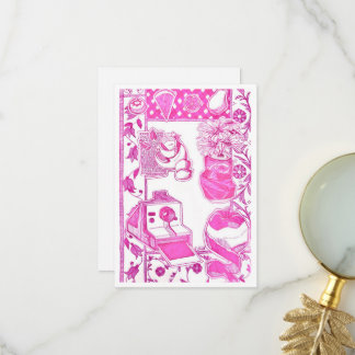 Blank Card Magenta