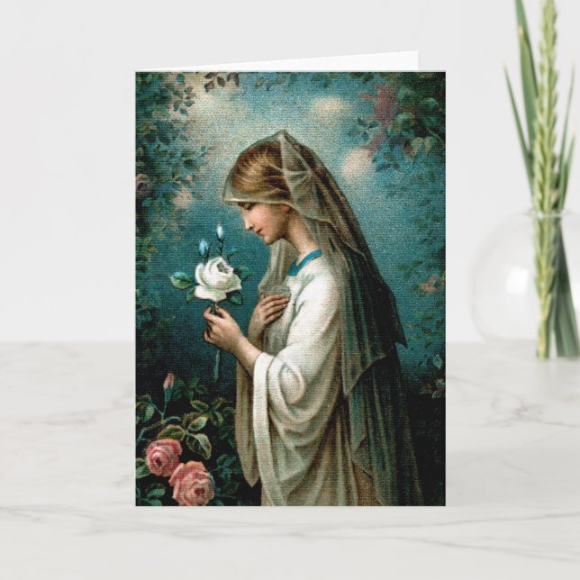 Blank Card: Mystical Rose Card (Front)