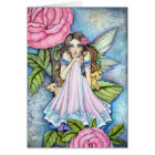 Blank Card  - * Rosy Dawn *