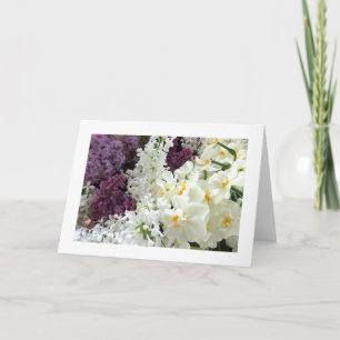 Blank Card - Spring Flowers