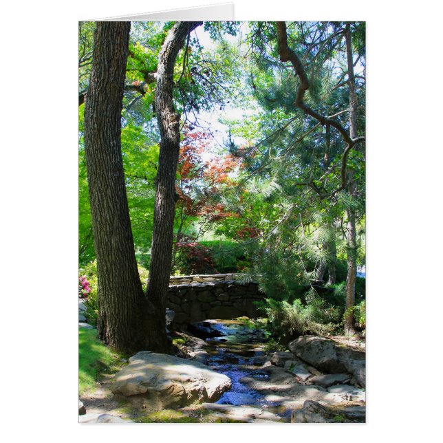 Blank Card, Stream & Bridge (Front)