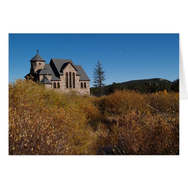 Blank Card with Historic Church Colorado (Front Horizontal)