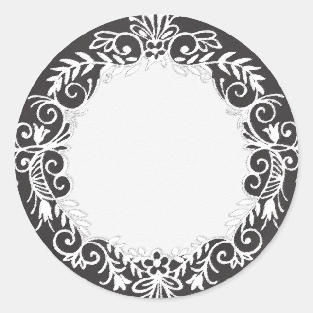 Blank Chalkboard Printed Bottle Canning Jar Label (Front)