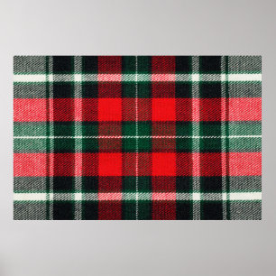 Blank chequered fabric texture, background with co poster