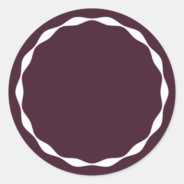 Blank Circle Custom Spice Sticker (Front)