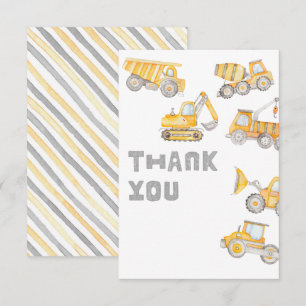 Blank Construction Party Merci Cartes