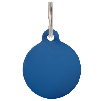 BLANK CREATE YOUR OWN BLUE PET ID TAG
