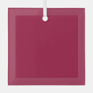 Blank Create Your Own - Cherry Red Glass Ornament