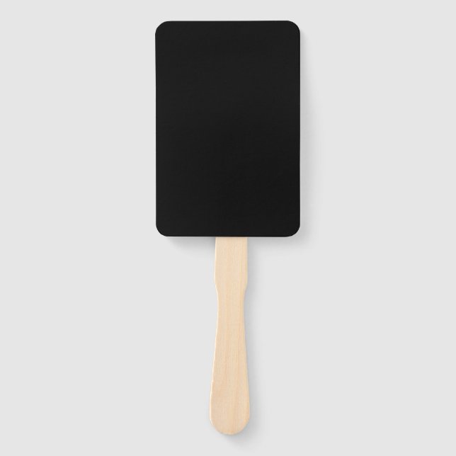 Blank - Create Your Own Custom Hand Fan (Front)