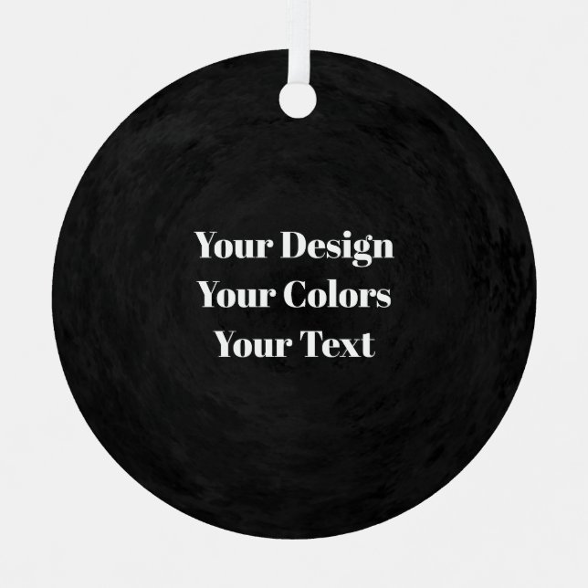 Blank - Create Your Own Custom Metal Ornament (Front)
