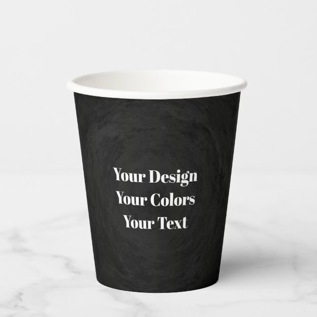 Blank - Create Your Own Custom Paper Cups (Front)