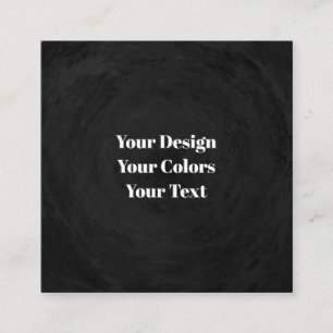 Blank - Create Your Own Custom Square Business Card