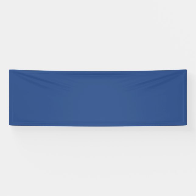 Blank Create Your Own - Deep Blue Banner (Horizontal)